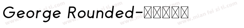 George Rounded字体转换